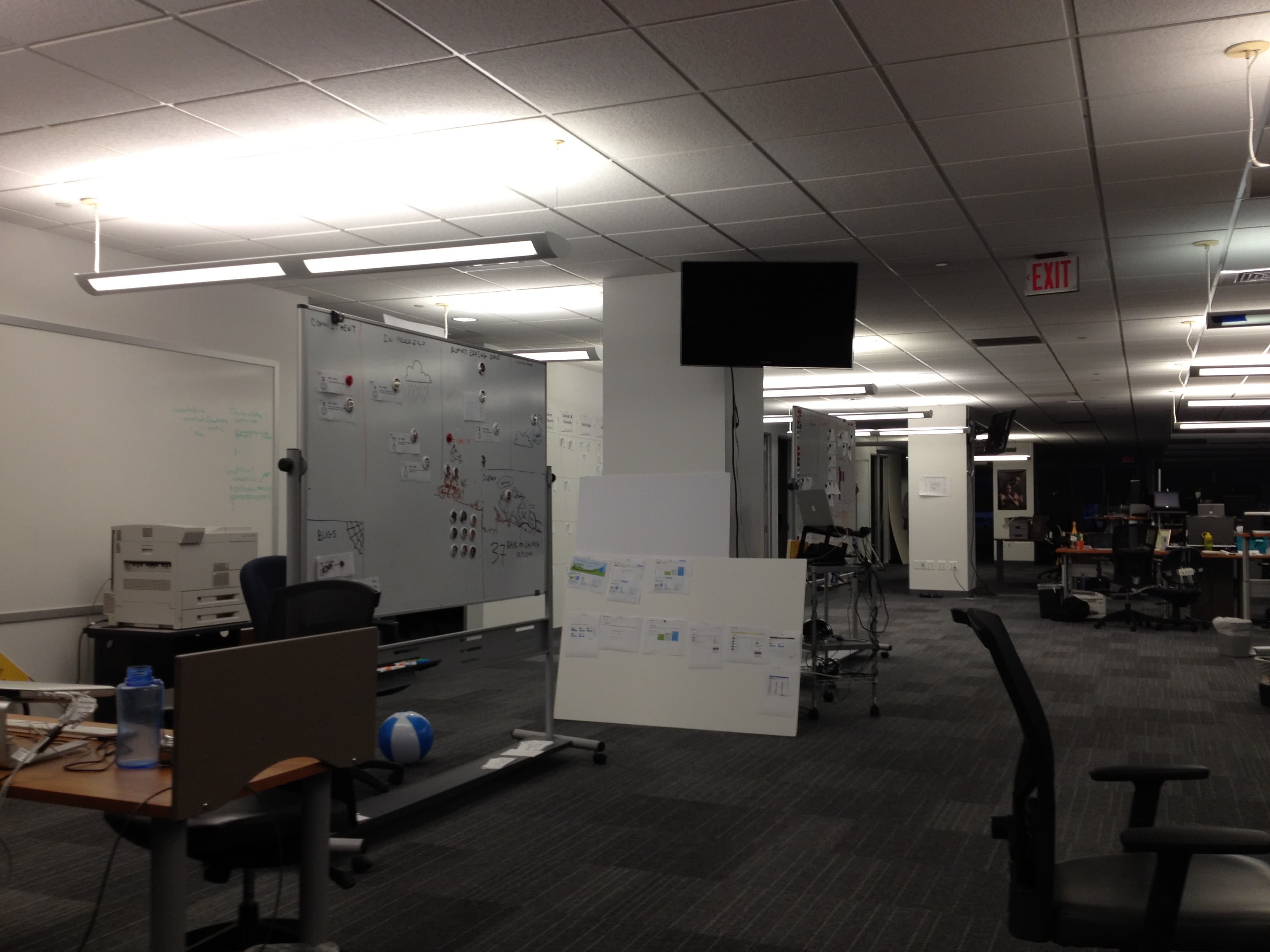 Photo from Opower: the office after hours